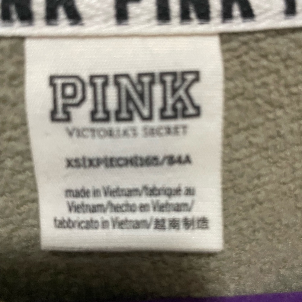 PINK Victoria's Secret Khaki and Pink Women's Sweater - Picture 4 of 4